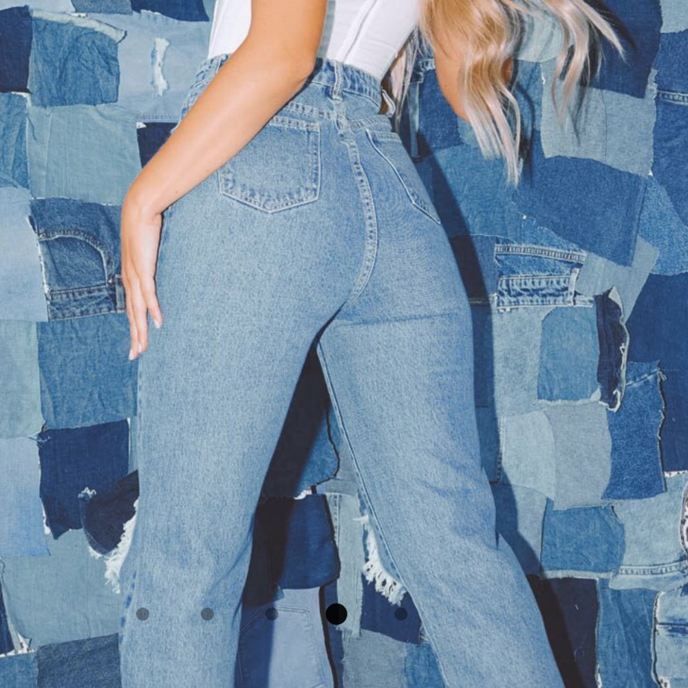 PLT RIPPED MOM👖JEANS - Picture 3 of 6
